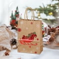 thumbnail image 4 of Harliver Christmas Kraft Gift Bags for Holiday Paper Gift Bags, Christmas Goody Bags, Xmas Gift Bags with Handles, Suitable for Holiday Kraft Paper Gift Bags, 10.63x8.27x4.33in, 4 of 6