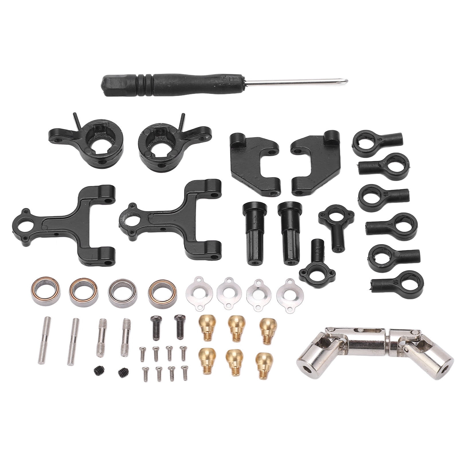 RC Swing Arm Kit, Full Kit Metal Front Swing Arm Delicate For WPL D12