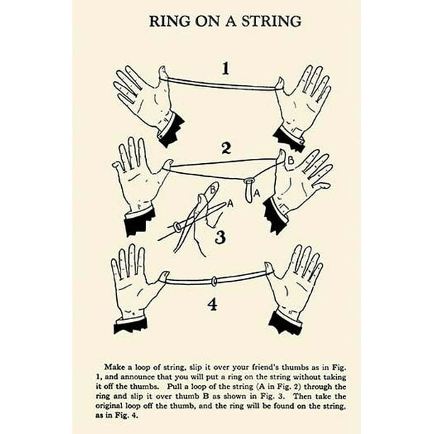 Ring on a String Poster Print by Harry Houdini (24 x 36)