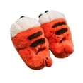 thumbnail image 5 of hirigin Winter Girl Boy Shoes, Anti-Slip Home Warm Plush Casual Party Cartoon Paw Shaped Shoes, 5 of 6