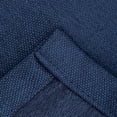 thumbnail image 6 of DriftAway Pinch Pleat Valance for Kitchen Window Blackout Faux Linen Textured Solid Beige Valance for Living Room 16 Inch Farmhouse Linen Curtain Valance Window Treatment Back Tab 52x16 Navy Valance, 6 of 9