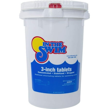 chlorine tablets pool inch swim pounds walmart