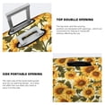 thumbnail image 3 of Rateoe Romantic Elegant Sunflower Printed Luggage Cover, Suitcase Protector Fits 18-32 Inch Luggage-Large, 3 of 7