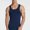 002_Navy, variant on Summer Polyester Sleeveless Workout Gym Running Tank Tops for Men Gray Activewear Heart Men's Ice Silk Vest Fitness Narrow Shoulder Sports Seamless Quick Drying Inside And Outside Wear Youth. XL