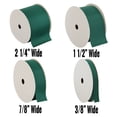 thumbnail image 2 of 6 Pack Threadart Grosgrain Ribbon Rolls - 10 yd rolls - 4 Widths 25 Colors - Solid Colors Ribbed Pattern - For Bows, Decorations, Hair Clips, and More - 1 1/2" (1.5") width - Mallard Green 589, 2 of 9