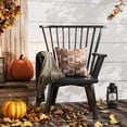thumbnail image 4 of Mainstays 16" x 16" Reversible Decorative Outdoor Throw Pillow, Block Pumpkin, 4 of 7