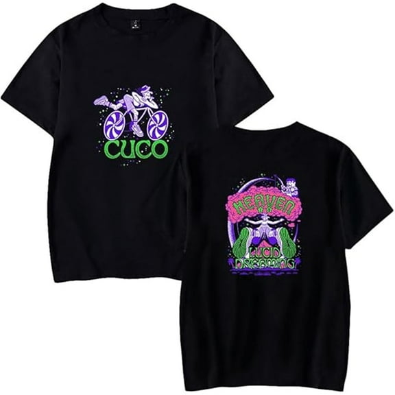 Cuco Merch Hitchhiker Tour Unisex round neck fashionable and trendy casual short sleeved T-shirt