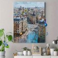thumbnail image 4 of Qisvanset Paris Street Impressionist Canvas Print 12x16 Inch Bedroom Decor, 4 of 8