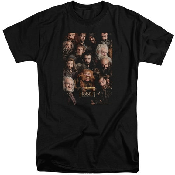 The Hobbit - Dwarves Poster - Tall Fit Short Sleeve Shirt - XX-Large