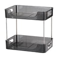 thumbnail image 1 of Hyasfey 1/2/3 Pcs Cosmetic Storage Rack Transparent Large Capacity Detachable Multi-Tier Great Load Bearing Bathroom Under Sink Organizer Kitchen Pantry Storage Box, 1 of 8