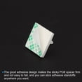thumbnail image 4 of Uxcell Sticky PCB Spacer, 80 Pcs Adhesive Standoffs 0.21" Supporting Height Adhesive Insulated Standoffs, White, 4 of 5
