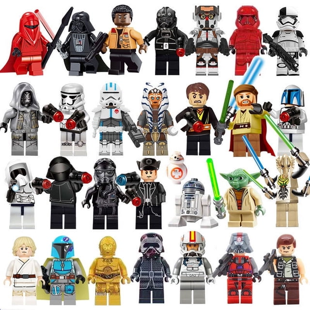 29 unids/set Star Wars minifigura en miniatura de bloques de construcción figura de juguete para niños juguete para regalo
