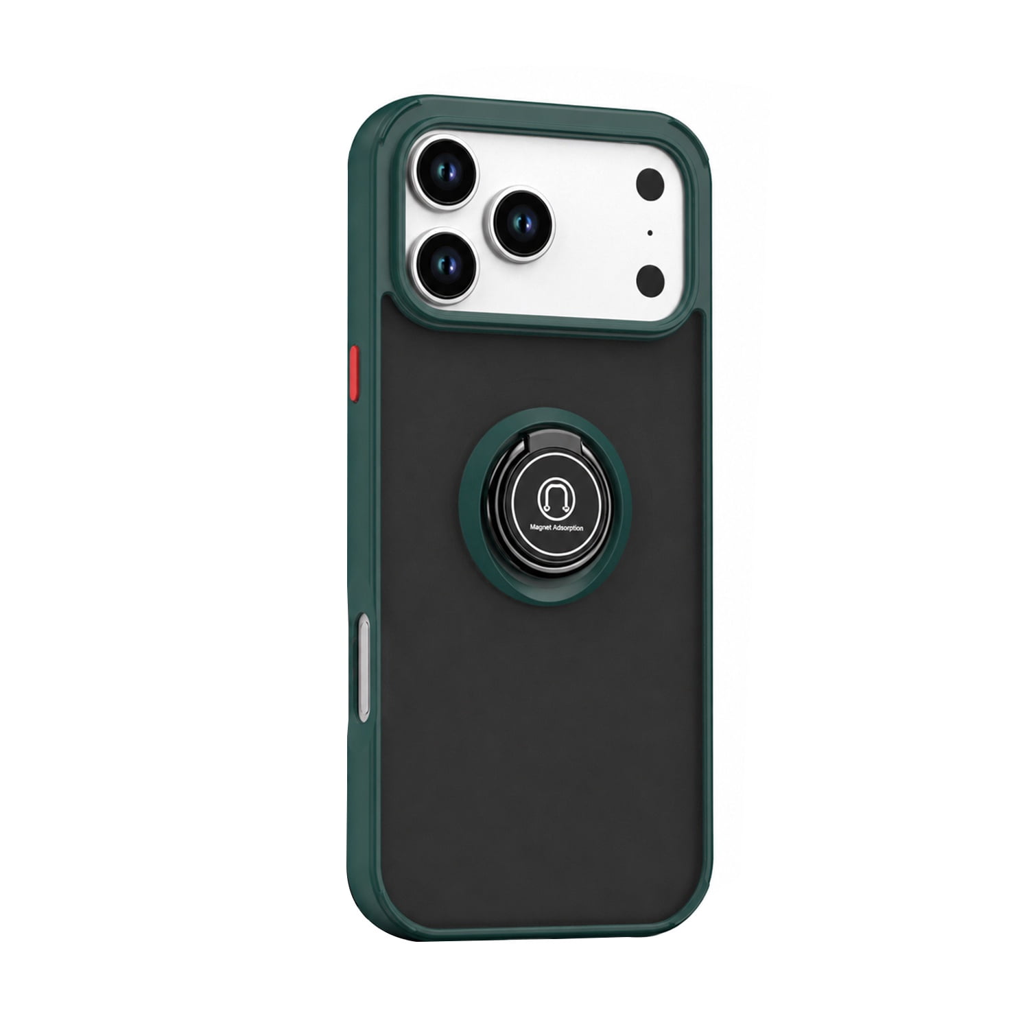 Hard Back Soft Edge Protective Case with I-Ring for iPhone 17 Pro Max