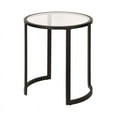 thumbnail image 3 of Evelyn&Zoe Mitera 20" Wide Round Side Table, Blackened Bronze, 3 of 8