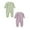 Green 1PCS & Purple 1PCS, variant on Bodysuit Romper Pajamas Jumpsuit Thin Long Sleeves Sleeper Preemie Sleepers 2PCS