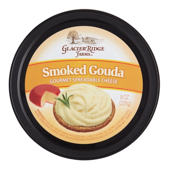 Glacier Ridge Smoked Gouda Cheese Spread 8 oz. 2 each Pack of 3