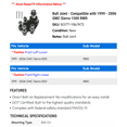 thumbnail image 2 of Ball Joint - Compatible with 1999 - 2006 GMC Sierra 1500 RWD 2000 2001 2002 2003 2004 2005, 2 of 2