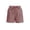 Red, variant on Bxsruta Women's Cotton Striped Drawstring Shorts High Waist Wide Leg Casual Summer Lounge Shorts with Pockets