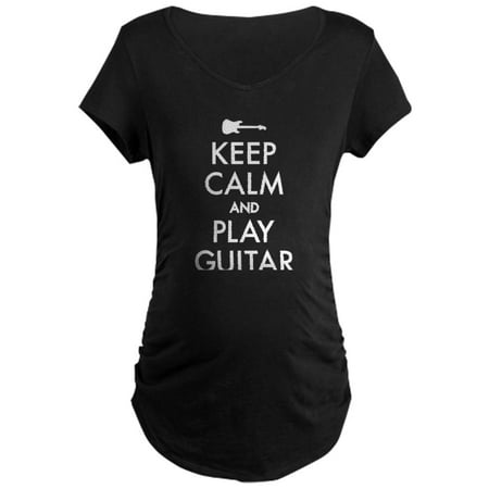 

CafePress - Keep Calm And Play Guitar - Maternity Dark T-Shirt