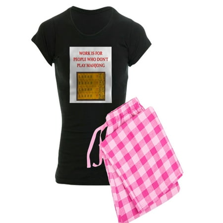 

CafePress - Mahjong - Women s Dark Pajamas