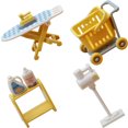 thumbnail image 1 of DosaeleToy Ironing Board Set Children‘s Cleaning Kit Educational Toy Toddler M Yellow, 1 of 8