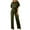 38# Army Green, variant on Huankd Womens Summer Casual Short Sleeve Pants Suit Beach Vacation Romper Belted Dressy Wedding Guest Jumpsuit Jumper Army Green L