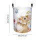 thumbnail image 3 of Cesta de almacenamiento para ropa sucia de Pascua con asas, plegable, para decoración del hogar, ropa de fiesta, juguetes, organizadores, cestas de Pascua, ideas de regalo, cesta de lino., 3 of 6