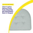 thumbnail image 3 of Cojín para silla Sweet Home Collection, espuma viscoelástica, paquete de 6, 3 of 6