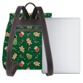 thumbnail image 3 of Fotbe green Christmas Element Mochila Bolso con Estampado para Mujer, Mochila Antirrobo de Nylon Impermeable, Bolsa Ligera de Hombro, 3 of 4