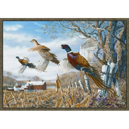 Custom Printed Rugs Pheasant Doormat Walmart Com