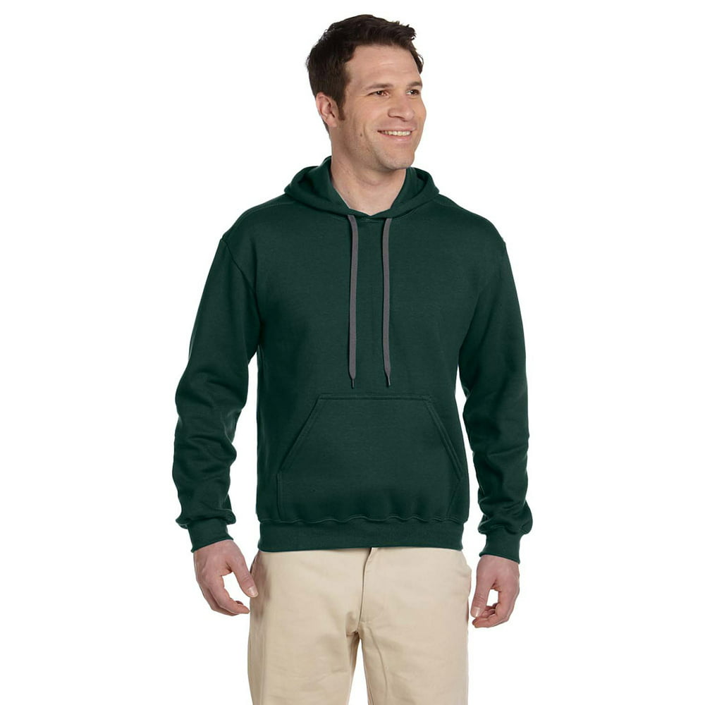 Gildan - G925 Premium Cotton Hooded Sweatshirt -Forest Green-X-Large ...