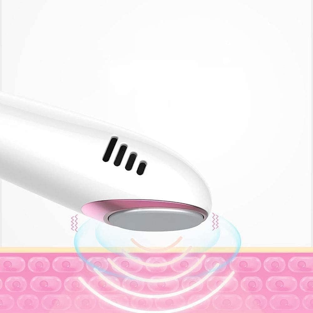 Blackhead Remover Vacuum, Pore Vacuum Cleaner Blackhead Removal Extractor Acne with Hot Compress, Facial Deep Cleaning Whitehead Pimple Blemish Acne Extractor Kit (White)