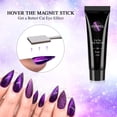 thumbnail image 7 of Cat Eye Poly Nail Gel Kit - 6 Colors Glitter Sparkling Poly Gel Nail Extension Builder Nail Gel, 7 of 7