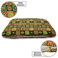 thumbnail image 3 of African Pet Bed, Abstract Design with Trippy Shapes Culture Hieroglyph Print, Chew Resistant Pad for Dogs and Cats Cushion with Removable Cover, 24" x 39", Multicolor, by Ambesonne, 3 of 4