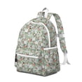 thumbnail image 2 of Maltese Dog and Flower Floral Backpack for School,Cute School Bag,Schoolbag with Adjustable Shoulder Straps & Padded Back,13.4"x11"x4.7", 2 of 6