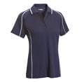 thumbnail image 6 of Expert Brand Women's Oxymesh™ Dry Fit Athletic Malibu Polo Shirt, Navy, Medium, 6 of 7