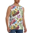 thumbnail image 2 of Daiia America Landmarks1 Printed Men's Tank Tops,Casual Soft Sleeveless Gym Muscle Shirts Bodybuilding Tee-Small, 2 of 8