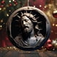 thumbnail image 3 of Adorno navideño 2024 • Colgante 3D de bendición de nacimiento • Decoración acrílica para coche • 8cm • Caja de regalo, 3 of 7