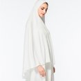 thumbnail image 5 of MSJUHEG Scarf Shawls And Wraps Women'S Prayer Khimar Ready To Wear Long Hijab With Under Scarf Silk Scarf White M, 5 of 8