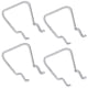 thumbnail image 3 of 60 piezas de soportes para alicates de tablero perforado, ganchos de tablero perforado de doble bucle de acero inoxidable, accesorios para estantes, ganchos de exhibición para tienda, 3 of 7