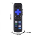 thumbnail image 3 of 2-Pack Replacement Remote Control for Roku TV–8-Button Simple Remote, No Pairing Needed (Not for Roku Stick or Box), 3 of 6