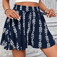 thumbnail image 5 of Boho Shorts for Womens Flowy Shorts Casual High Waist Drawstring Print Summer Beach Shorts Skirt with Elastic Waist Beach Pants, 5 of 5
