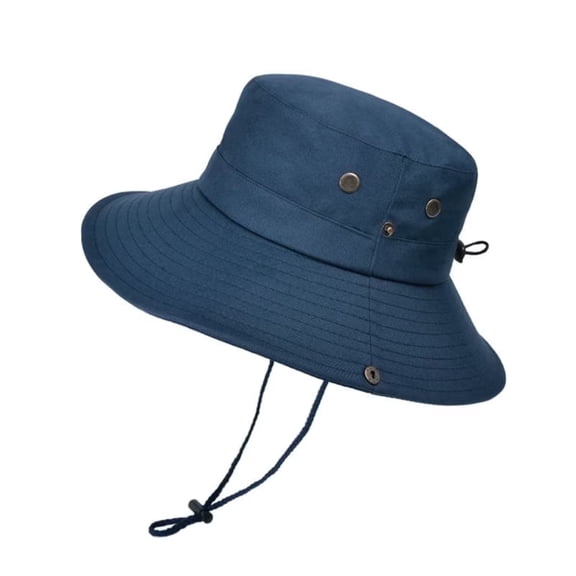 Men's Wide Brim Sun Protection Fisherman Hat, Breathable Summer Hat for Fishing, Hiking, Camping and Outdoor Sports