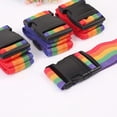 thumbnail image 2 of WOVTE 4 Iridescent adjustable Luggage Straps, Travel Suitcase Strap, Safety Travel Accessory, Personalized Suitcase Belt for Luggage Fastening, 2 of 6