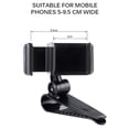 thumbnail image 4 of relayinert Universal Safe Sun Visor Car Phone Holder Car Navigation Holder Clip Install On Mirror Handle For Mobile Phonev, 4 of 7