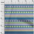 thumbnail image 2 of oneOone Cotton Silk Blue Fabric Geometrical Sewing Craft Projects Fabric Prints By Yard 42 Inch Wide, 2 of 4