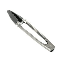 Mainstays Stainless Steel and Silicone Mini Food Tongs Grey