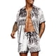 thumbnail image 1 of Txlixc Trajes de camisa hawaiana para hombre, camisa de manga corta con botones estampados a la moda + conjunto de pantalones cortos de playa Txlixc Casual, 1 of 4