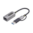 thumbnail image 2 of Adaptador USB-C a Ethernet StarTech.com con dongle USB-A GbE, 2 of 9