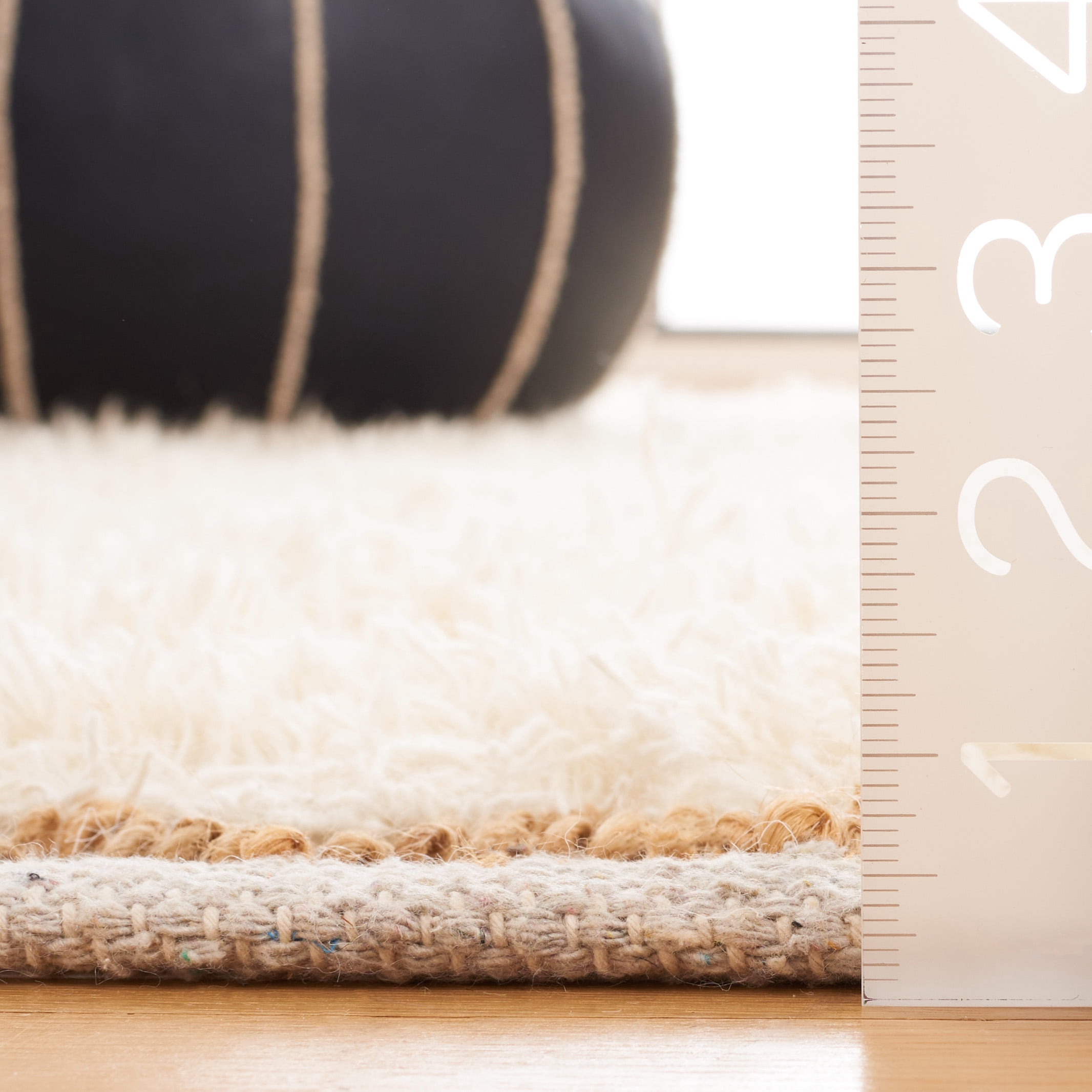 SAFAVIEH Natura Natasa Abstract Runner Rug, Ivory/Natural, 2'3" x 8'